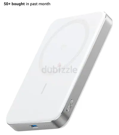 Anker MagGo Power Bank, 10,000mAh Qi2-Certified 15W Portable Charger
Slim and Fast MagSafe-Compatibl