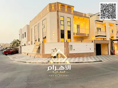 فيلا( زاويه ) للبيع بعجمان| منطقة الياسمين| 5 غرف ومجلس وصاله وغرفة خادمة | تملك حر لجميع الجنسيات| السعر شامل المكيف المركزى.