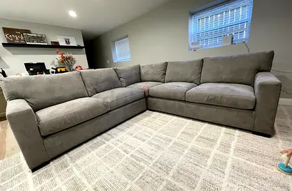 Excellent condition Crate&barrel corner sofa