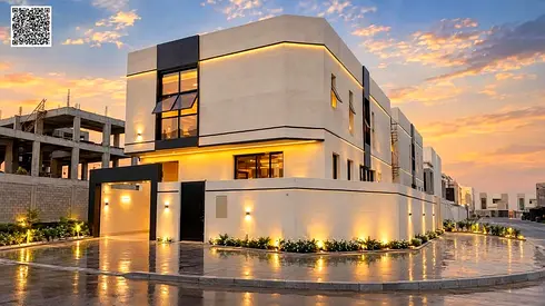 فيلا كورنر فخمة للبيع في الباهية عجمان | واجهة ملكية وتشطيب VIP | بناء 3500 قدم | عنوان الفخامة والتميز