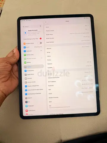 Apple iPad pro 12.9 3rd gen cellur+wifi in good working condition