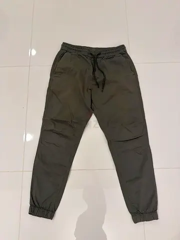Zara Denimwear Men's Green Joggers - Size XL