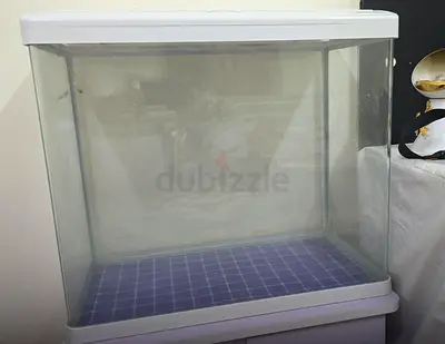 1 month used glass aquarium tank in good condition