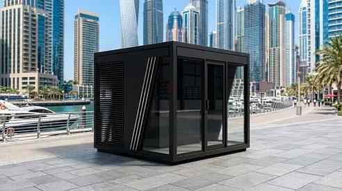 kiosk for sale 3x3m for outdoor Retail space