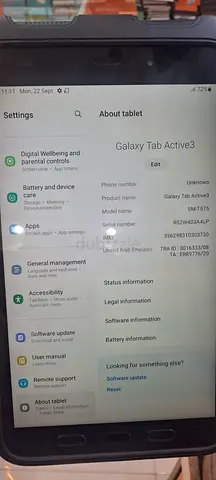 Galaxy Tab Activ3 64gb TDRA