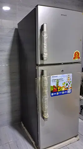 Used Sonashi Silver Double-Door Refrigerator - Good Condition