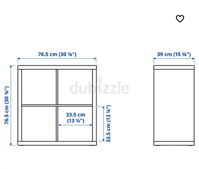 White Shelving unit