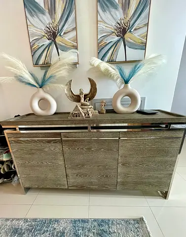Indigo wood sideboard cabinet , Tv unit, buffet