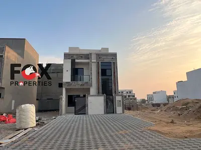 Villa for Sale at a Great Price! 3 Floors, 4 Master Bedrooms, Front Setback, Registration Fees Included, Near All Amenities & Sheikh Mohammed Bin Zaye