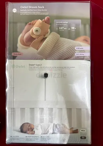 Owlet Dream Sock + Cam 2 Smart Baby Monitoring Bundle