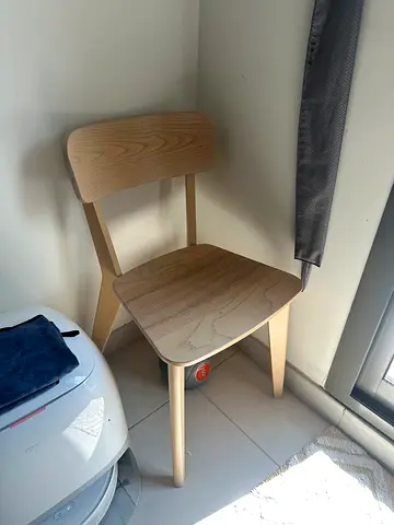 3 pcs of IKEA Light wood dining chair / side chair - solid simple design