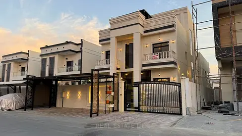 Al Yasmeen, Ajman – Ground + First + Roof | 5 Bedrooms + Private Pool ~ Price includes electricity, water, A/C, and registration fees.