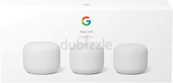 Google Nest Wifi (Router + 2 Points) - White, Brand new