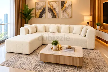 Modern L-Shape Sofa – Brand New