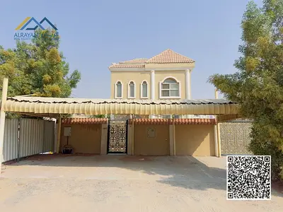 A Unique Opportunity | Villa for Sale in Al Rawda 1 – Ajman | Two Floors & Roof, 5 Master Bedrooms | Land Area 5,000 ft² | Includes Electricity, Water