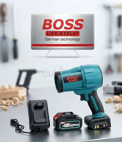 BOSS cordless impact wrench/drill with 2 batteries and charger — good condition