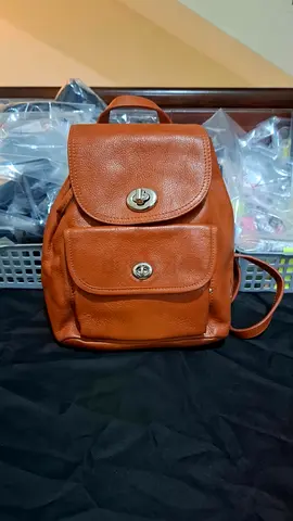 Coach backpack turn lock