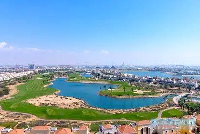 Furnished Studio for Rent Al Hamra - Large Balcony - Golf View