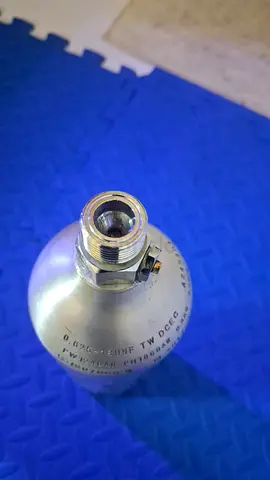 Ista branded CO2 Empty Cylinder with Regulator.