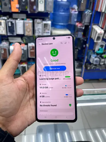 Samsung Galaxy M53 (5G) phone in good working condition - 8GB RAM, 128GB available