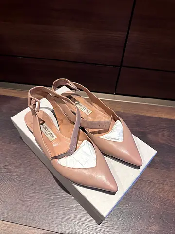 JIMMY CHOO LOU FLAT BALLETS SIZE 40