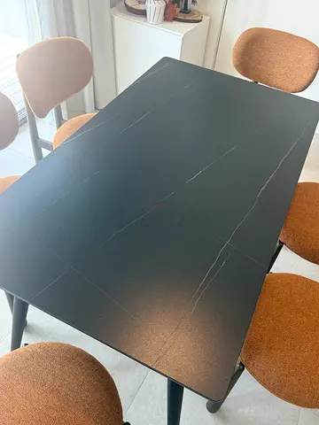 Dining black table 140x80