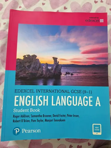 Textbook for higher class students - English Language A