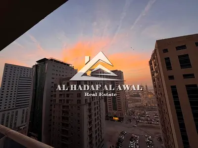 Available from today: 1-bedroom apartment with a living room in Manazil 5 Tower, Al Taawun, Sharjah.
