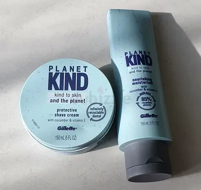 Gillette Planet Kind shave cream and moisturizer set - lightly used