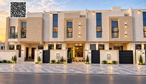 A great opportunity in Al Zahia, near the Emirates Road exit. The property comprises ground, first, and second floors, featuring 4 master bedrooms and