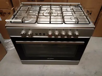 Aftron Cooking Range 5 Gas Burner Stover 1 Year Warranty Cooker