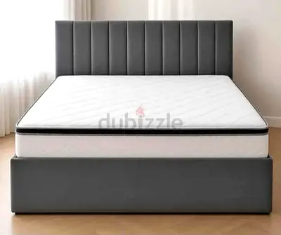 Modern Dezine Luxury King size 180x200 Bed included spring Top Memory foam matress Available 28 cm t