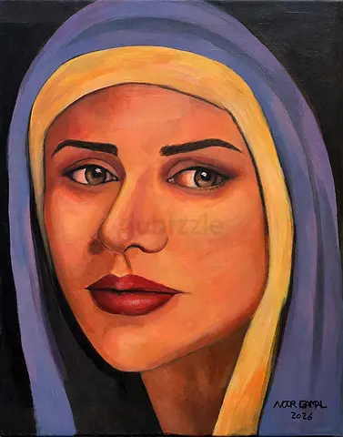 أثر (Trace) | Original Acrylic Painting – لوحة أكريليك أصلية | 50 × 40 cm