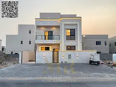 An elegantly designed villa with premium finishes in Al Helio, Ajman, conveniently located near amen