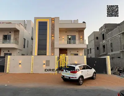 Luxury villa for sale in Al Bahia, Ajman | Elegant design, spacious areas, and a prime location for lovers of luxury