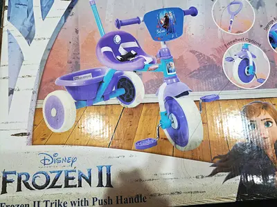 Disney Frozen II Tricycle with Push Handle