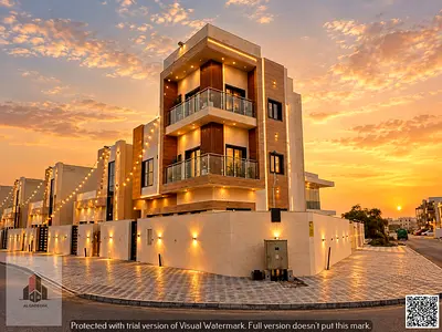 Corner villa for sale; registration, electricity, and water fees included.