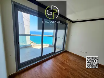 03 Series-Two Balconies | FULL SEA VIEW 2BHK+MAID+Dining| High Floor| VACANT Corniche Tower| Cash or Bank Finance Available | Direct Beach Access