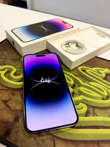 iPhone 14 Pro Max - Purple 512GB (With Box & Charger) - Good Condition