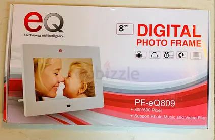 8" eQ Digital Photo Frame PF-eQ809
