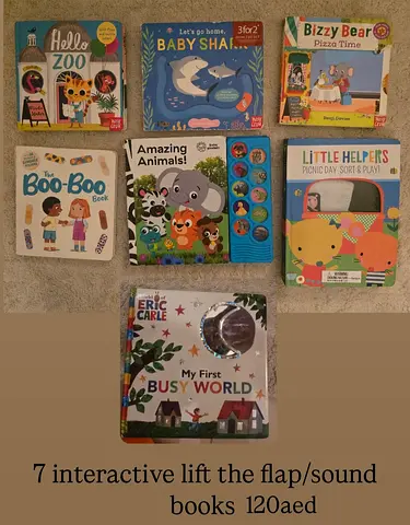Bulk toddler children's interactive flap story books