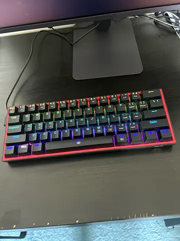 red dragon mechanical keyboard red clicks