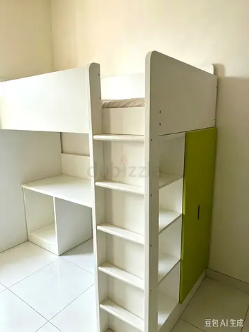 IKEA SMÅSTAD Loft Bed with Desk & Mattress