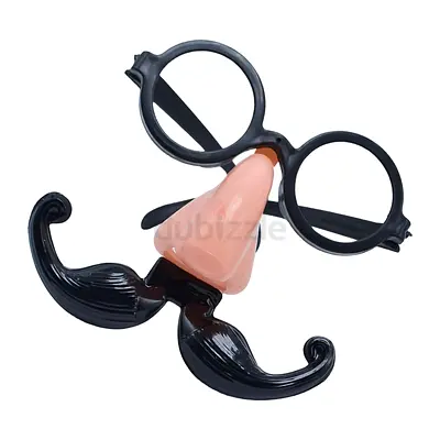 Kids Funny Costume Glasses and Mustache Set - Pack of Novelty Props
