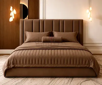 Modern Dezine Luxury Queen size 160x200 Bed with Madical Matress Available