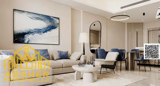 Spacious 1BHK Apartment (1,080 sq. ft.) for Sale in Ajman Creek Tower 3 | Convenient Installment Plan