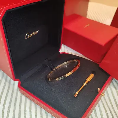 Cartier Love Bracelet with Box and Screwdriver - Preowned less than 3 months