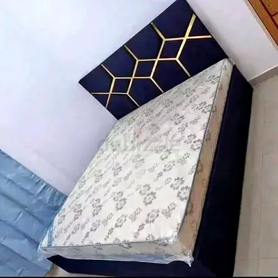 Modren Design new King size Family bed with Mattress Available