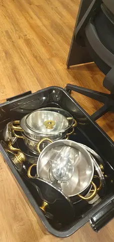 Stainless steel 100% cooking set