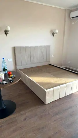 Brand New King Size Bed Frame For Sale. 180*200 King Size Bed With Panel Line Headboard